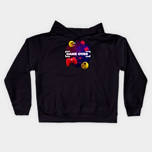 Gamer 3D - synthwave retrowave vaporwave Kids Hoodie